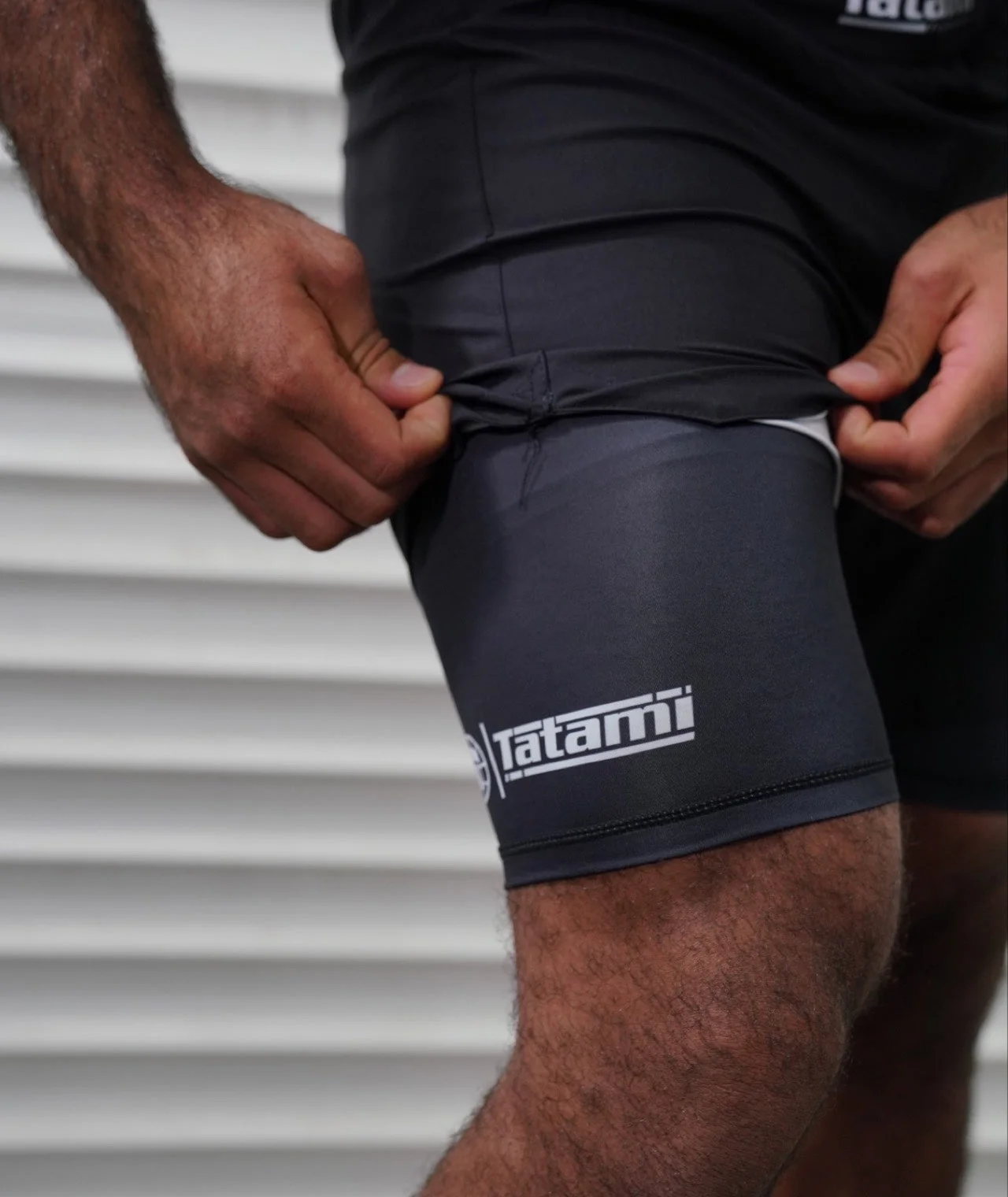 Dual Layer Grappling Shorts - Black - Image 6