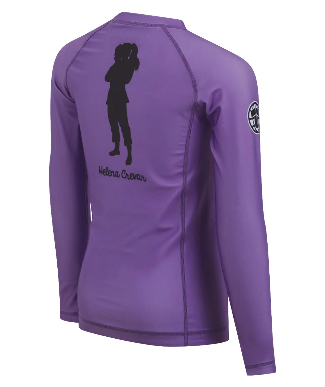 Kids Helena Profile Rash Guard - Purple - Image 4