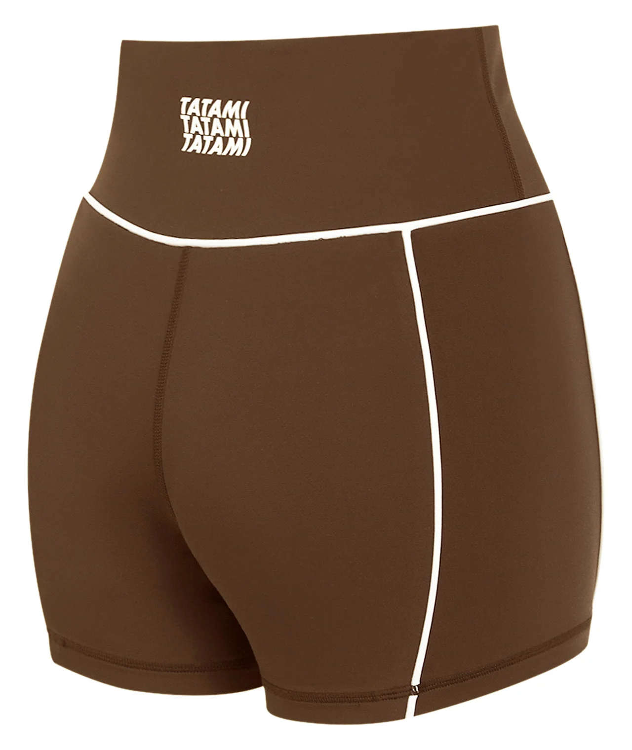Ladies Contour Compression Shorts - Brown - Image 5