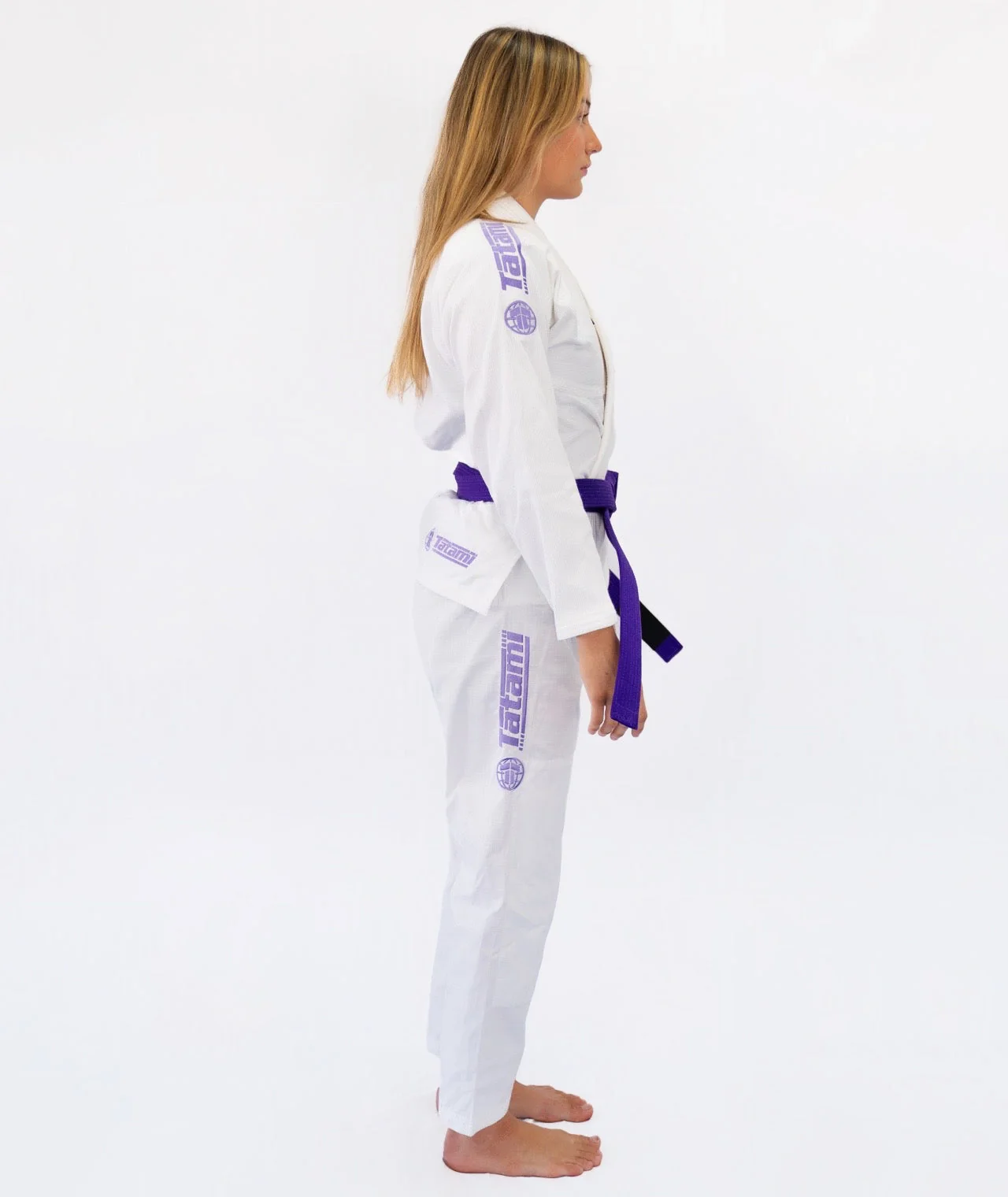 Ladies Elements Superlite Gi - Purple & White - Image 4