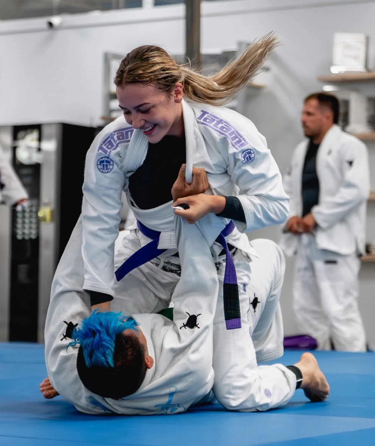 Ladies Elements Superlite Gi - Purple & White - Image 8
