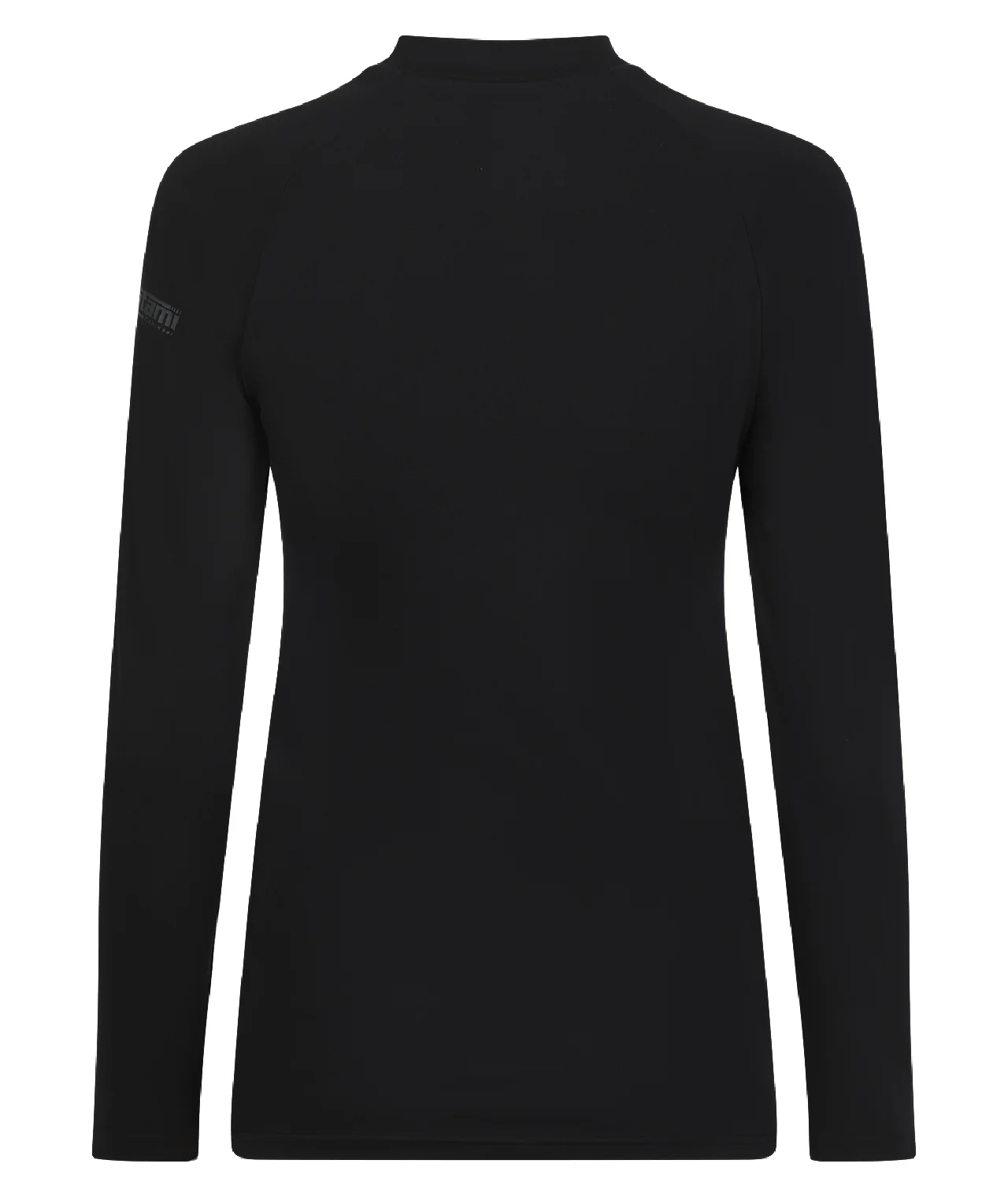 Ladies Fusion Long Sleeve Rash Guard - Black - Image 3