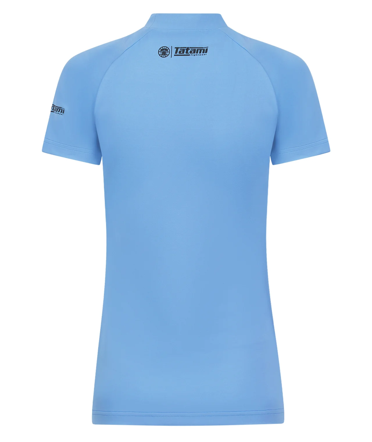 Ladies Fusion Short Sleeve Rash Guard - Blue - Image 3