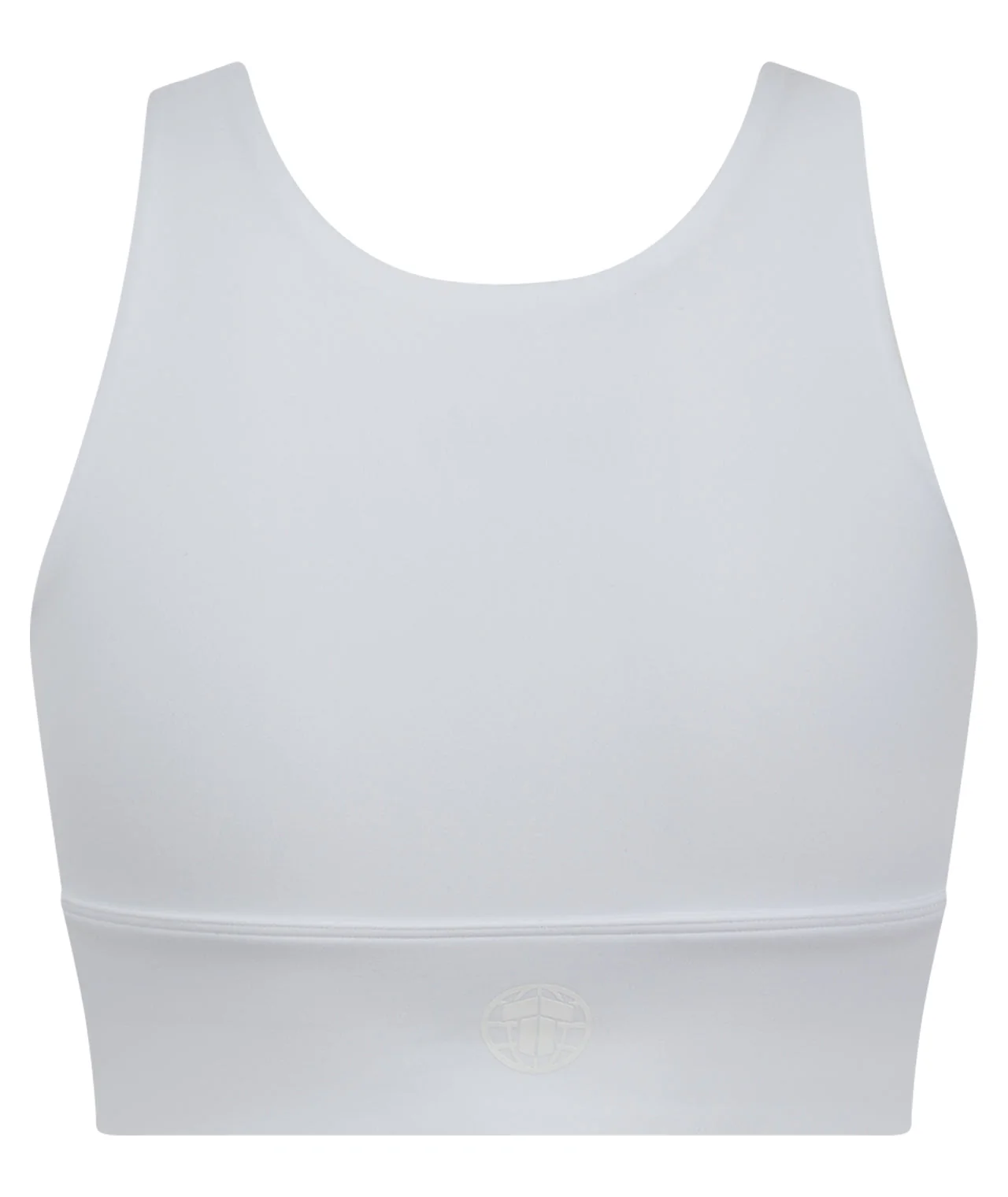 Ladies Luxe Sports Bra - White - Image 2
