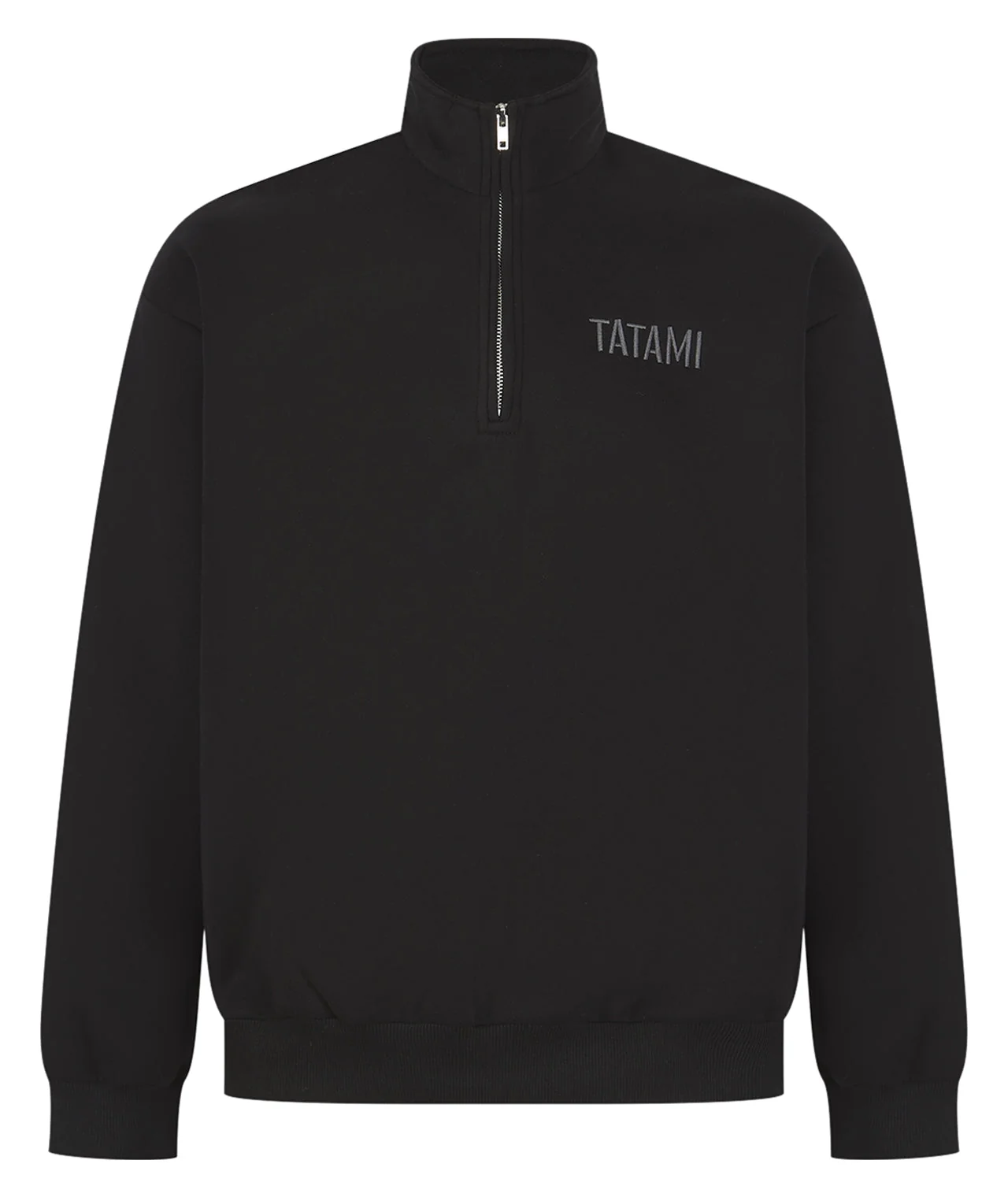 Quarter Zip Jumper - Black