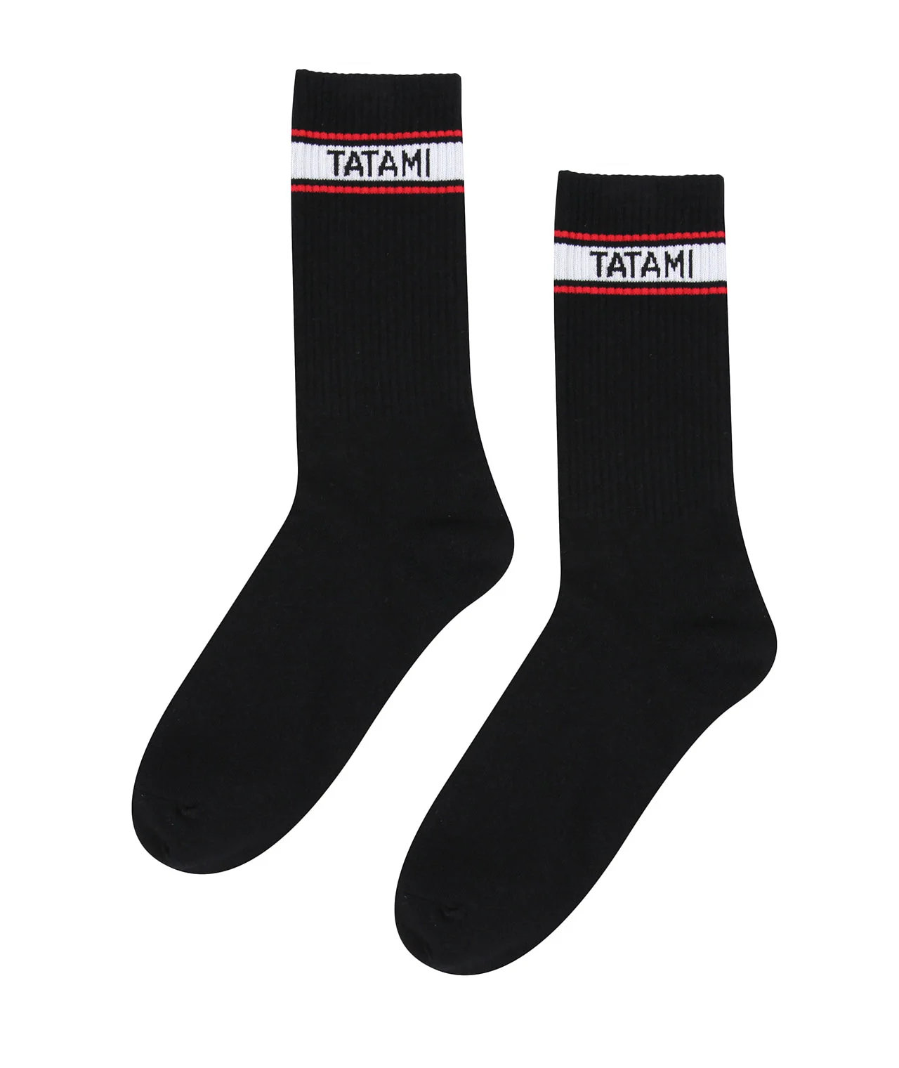 Tatami Crew Socks (2 Pack) - Black - Image 4