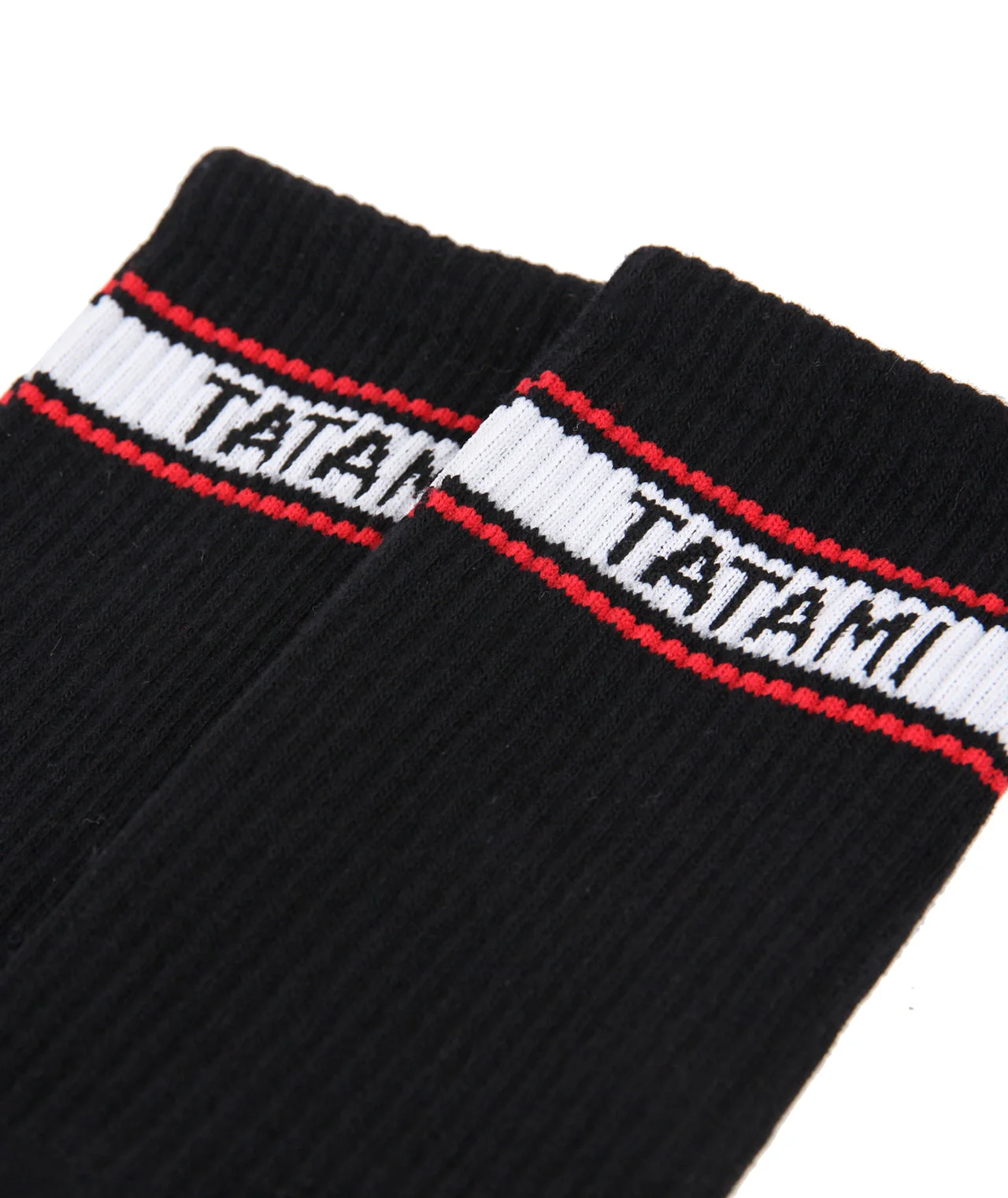 Tatami Crew Socks (2 Pack) - Black - Image 6