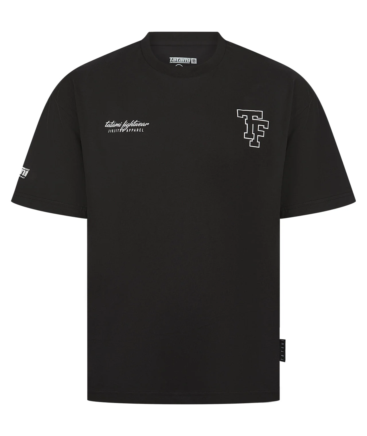Tatami Basic Oversized T-Shirt - Black