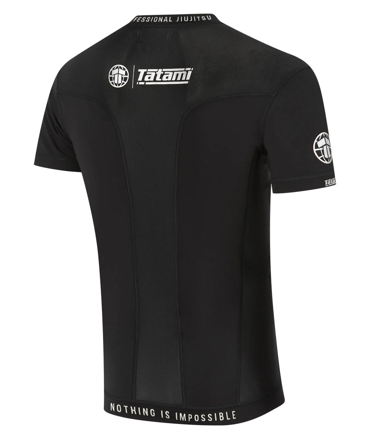 Tatami Pro Rash Guard - Black & Silver - Image 4